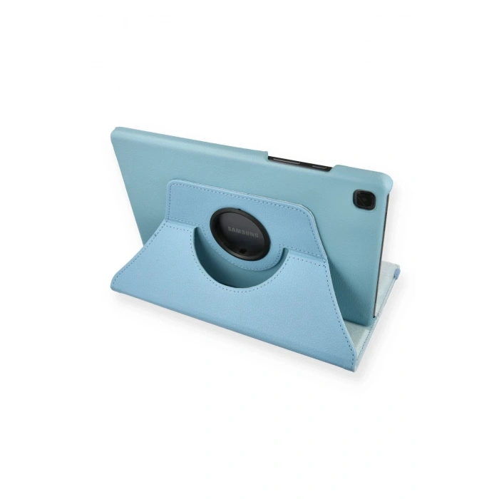 Samsung Galaxy Tab A7 10.4 Kılıf 360 Tablet Deri Kılıf - Turkuaz