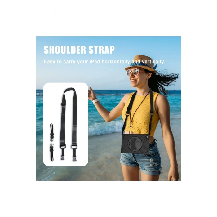 Samsung Galaxy Tab A7 10.4 Kılıf Amazing Tablet Kapak - Siyah