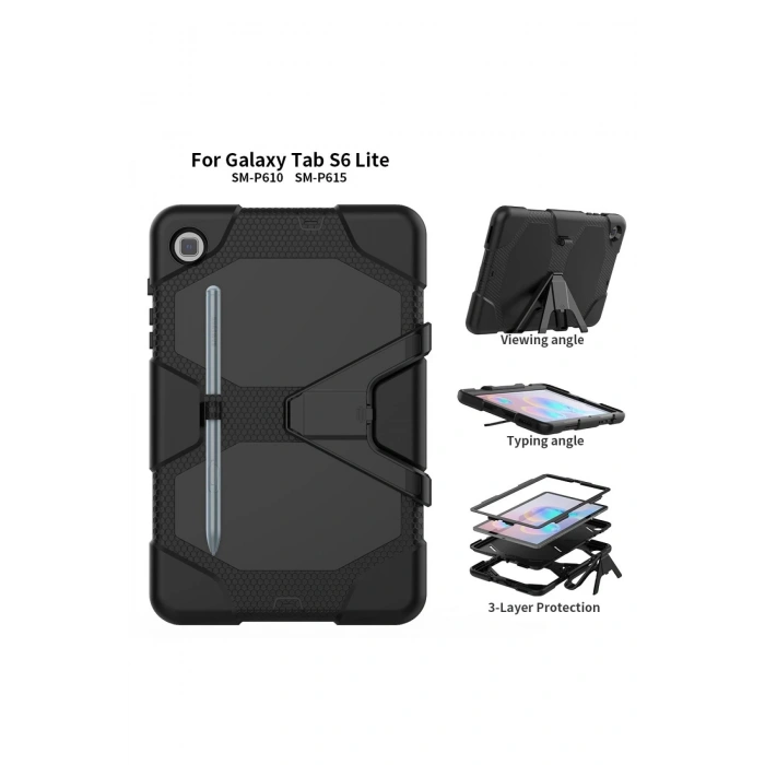 Samsung Galaxy Tab A7 10.4 Kılıf Griffin Tablet Kapak - Siyah