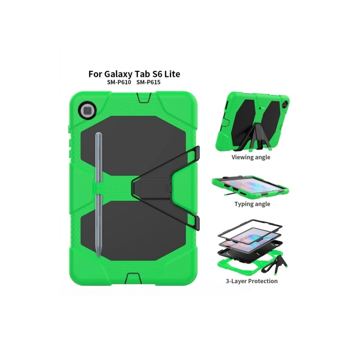 Samsung Galaxy Tab A7 10.4 Kılıf Griffin Tablet Kapak - Yeşil