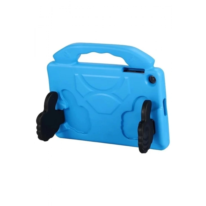 Samsung Galaxy Tab A9 Plus Kılıf Like Stantlı Tablet Silikon - Mavi