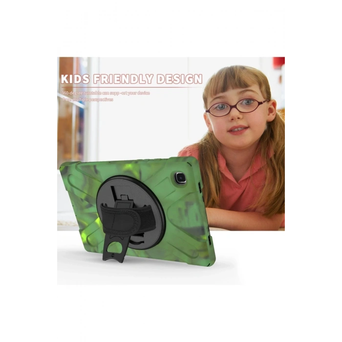 Samsung Galaxy X200 Tab A8 10.5 Kılıf Amazing Tablet Kapak - Kamuflaj