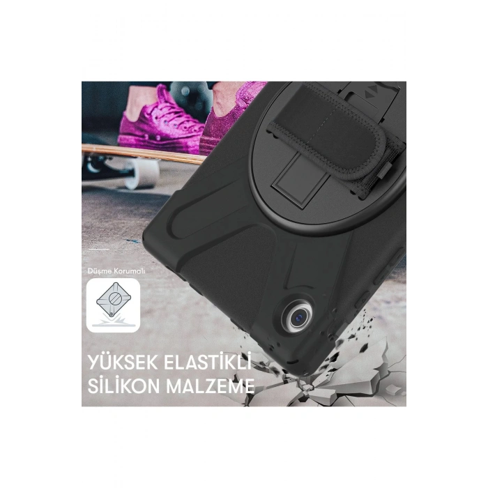 Samsung Galaxy X200 Tab A8 10.5 Kılıf Amazing Tablet Kapak - Mavi