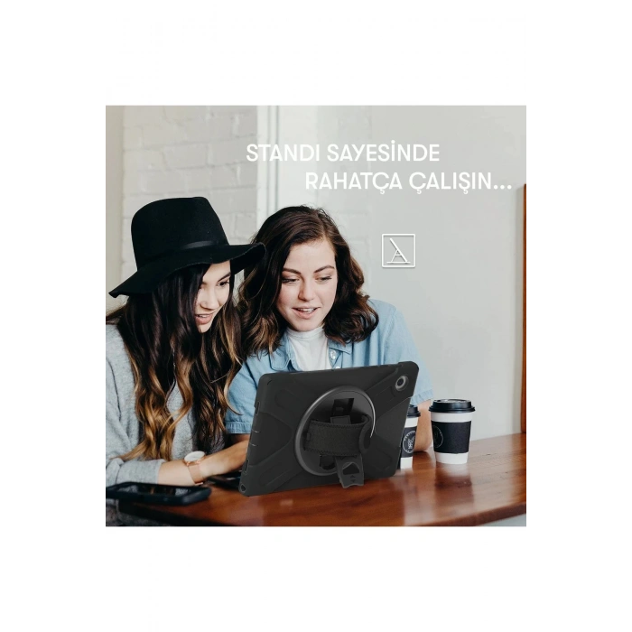 Samsung Galaxy X200 Tab A8 10.5 Kılıf Amazing Tablet Kapak - Mor