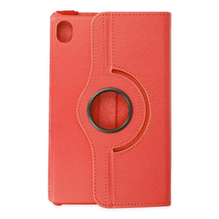 Samsung Galaxy X510 Tab S9 FE 11 Kılıf 360 Tablet Deri Kılıf - Kırmızı