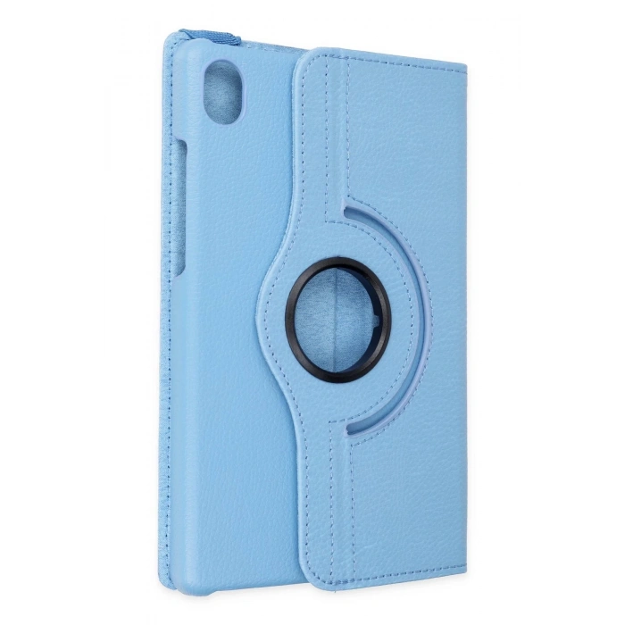 Samsung Galaxy X510 Tab S9 FE 11 Kılıf 360 Tablet Deri Kılıf - Turkuaz