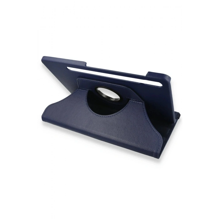 Samsung Galaxy X800 Tab S8 Plus 12.4 Kılıf 360 Tablet Deri Kılıf - Lacivert