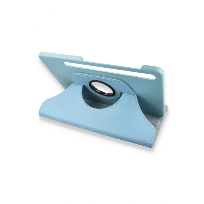 Samsung Galaxy X800 Tab S8 Plus 12.4 Kılıf 360 Tablet Deri Kılıf - Turkuaz