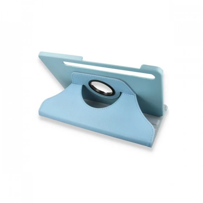 Samsung Galaxy X800 Tab S8 Plus 12.4 Kılıf 360 Tablet Deri Kılıf - Turkuaz