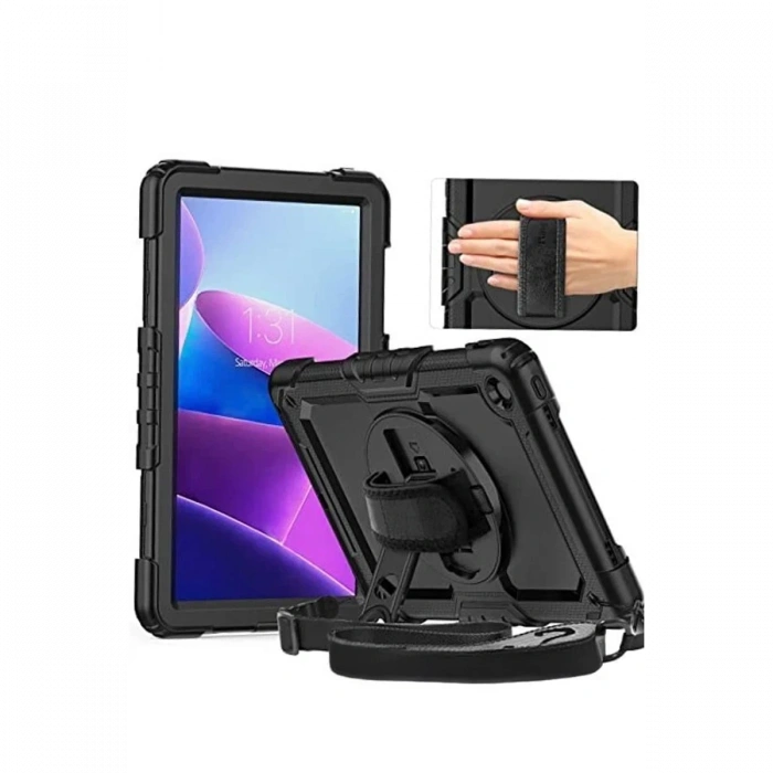 Samsung Galaxy X910 Tab S9 Ultra 14.6 Kılıf Amazing Tablet Kapak - Siyah