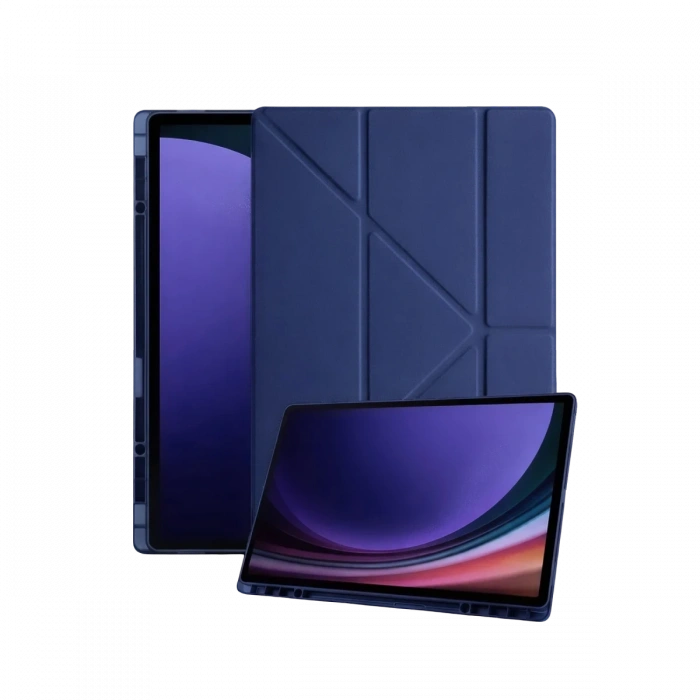 Samsung Galaxy X930 Tab S11 Ultra 14.6 Kalemlikli Mars Tablet Kılıfı - Lacivert