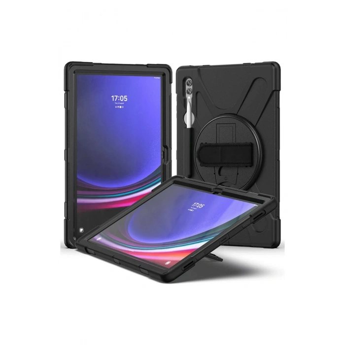 Samsung Galaxy X930 Tab S11 Ultra 14.6 Kılıf Amazing Tablet Kapak - Siyah