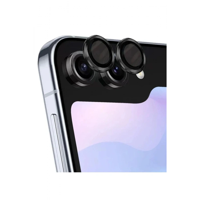 Samsung Galaxy Z Flip 5 Valdez Metal Kamera Lens - Siyah