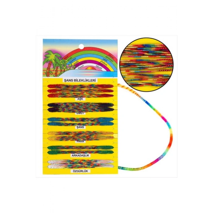 Şans İp Bileklikleri (100 Adet)