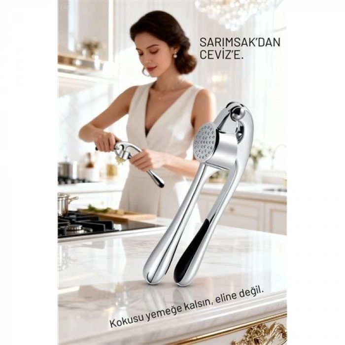 Sarımsak Ezici 304 Paslanmaz Çelik Stella Classic Design 721064