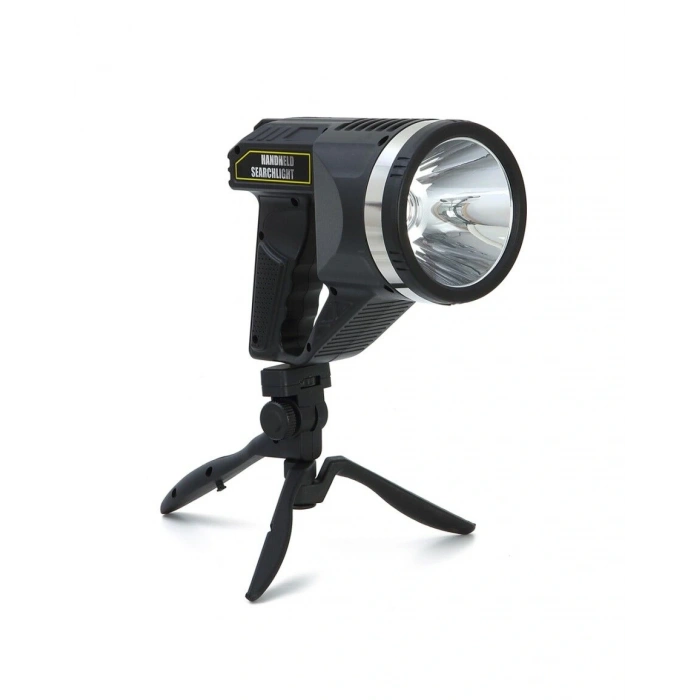 Şarjlı Dev Boy El Feneri Tripod Ayaklı Parlak LED El Lambası Kamp, Av ve Güvenlik İçin İdeal