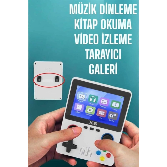 Şarjlı El Atarisi 3.5 İnç Ekran Kitap Okuma Müzik Dinleme Ve Video İzleme