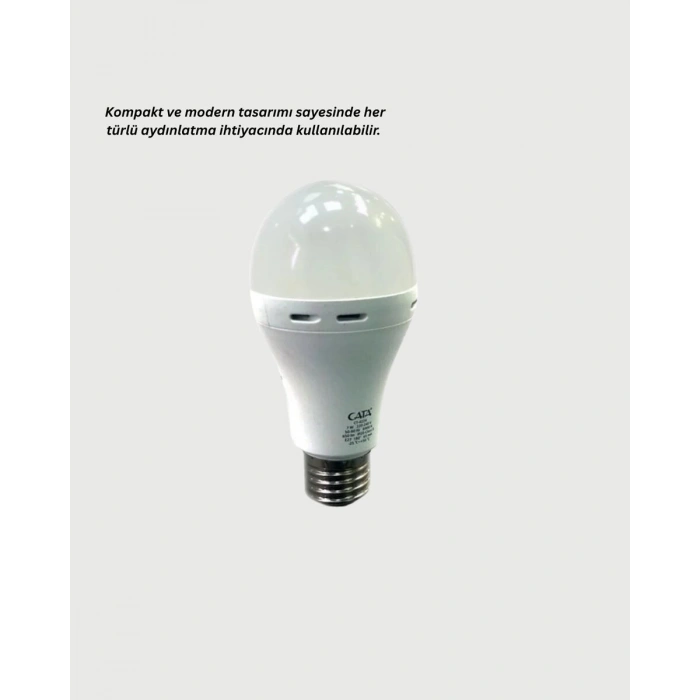 Şarjlı Led Ampul 30 Watt Soğuk Beyaz