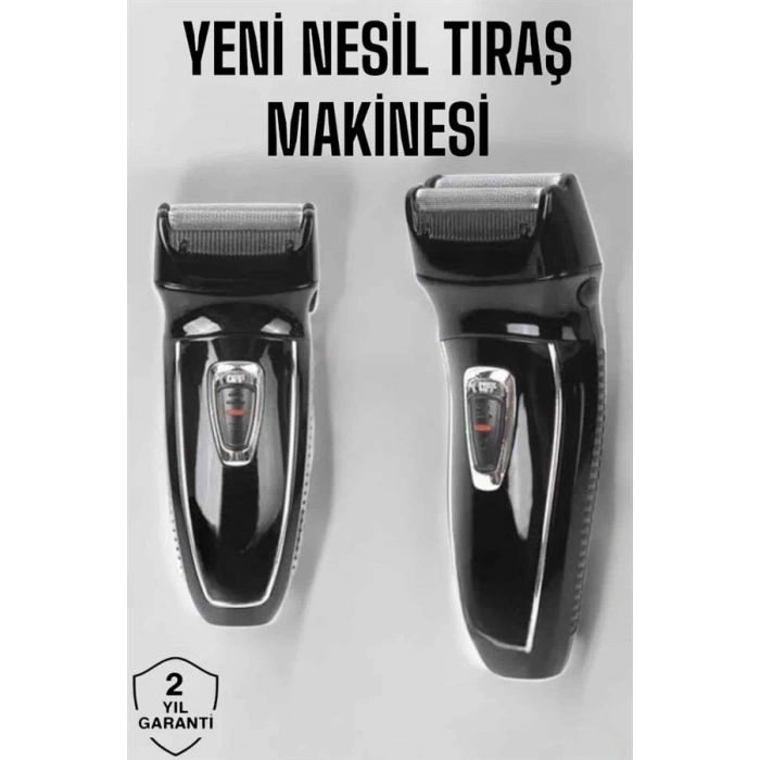Şarjlı Paslanmaz Çelik Bıçaklı Ve Kablosuz Saç Sakal Tıraş Makinesi