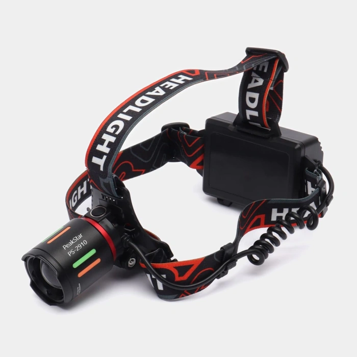 Şarjlı Profesyonel Zoomlu Kamp Avcı Balıkçı Kafa Lambası Feneri PS-2910