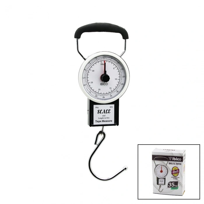 SCALE 2İN1 İBRELİ KANTAR - METRE (4887)