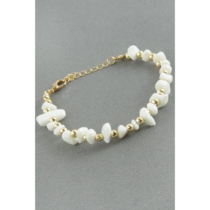 Sedef Kırık Doğaltaş Bileklik