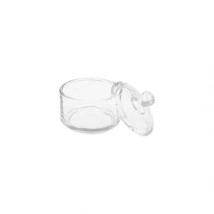 Şekerlik MİNİ KAPAKLI CAM ŞEKERLİK 90ML