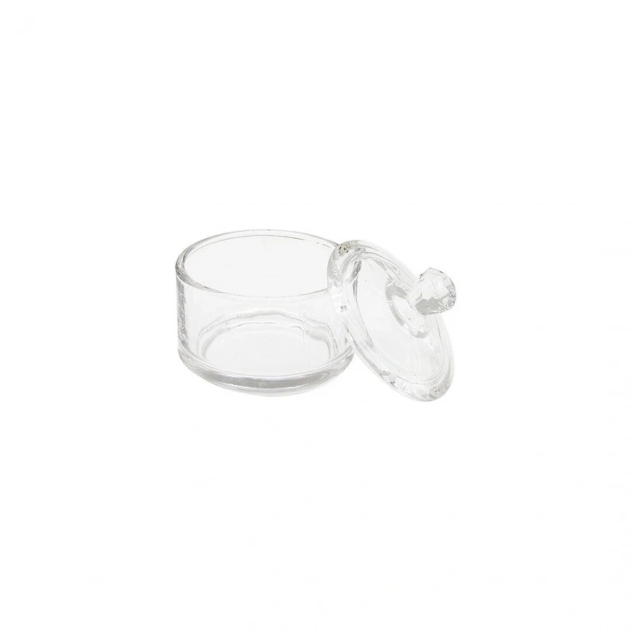 Şekerlik MİNİ KAPAKLI CAM ŞEKERLİK 90ML