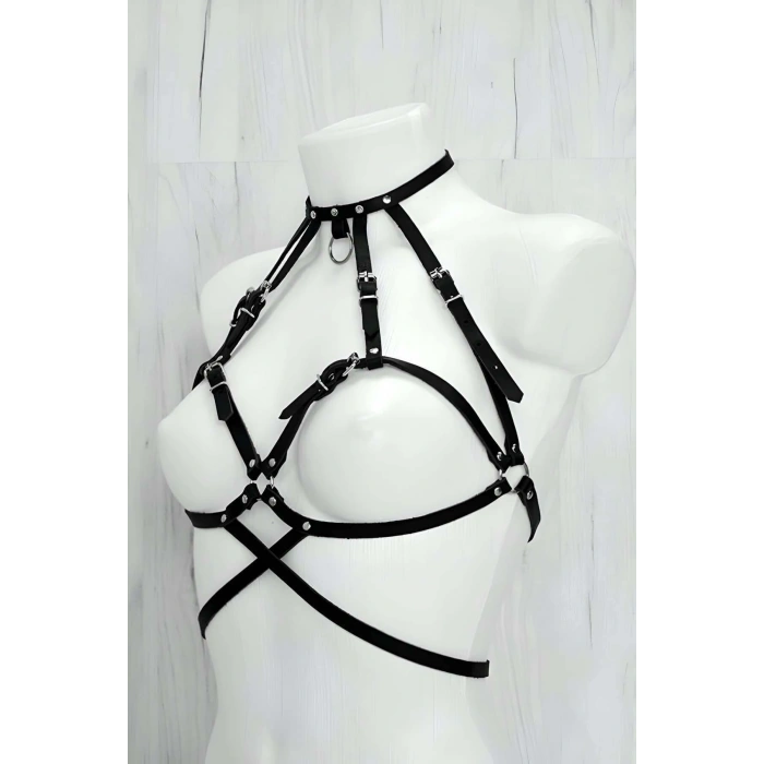 Seksi Giyim Deri Harness - Brf330