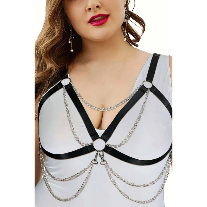 Seksi Lastik Göğüs Harness - Brf799