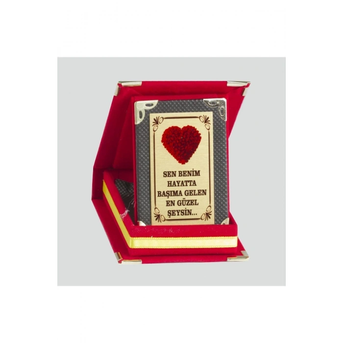 Sen Benim Hayatta Başıma Gelen En Güzel Şeysin Plaketi