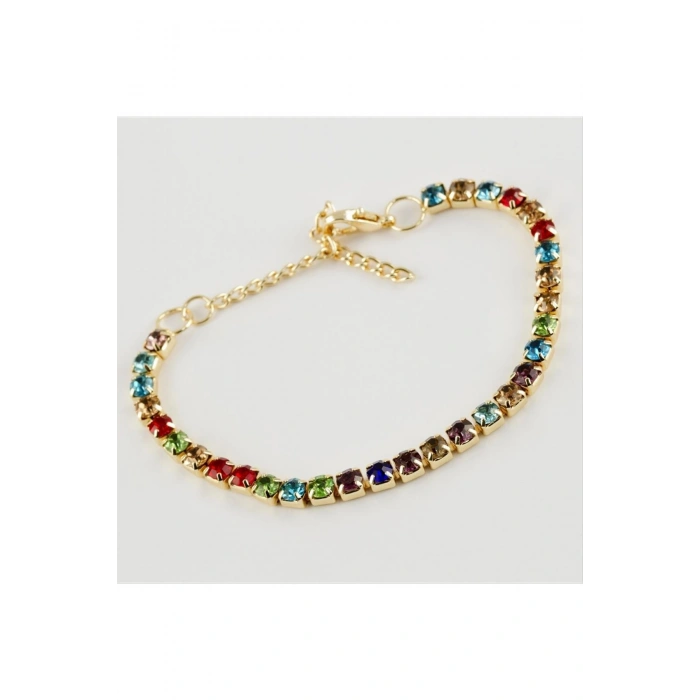 Şerit Taşlı Suyolu Bileklik