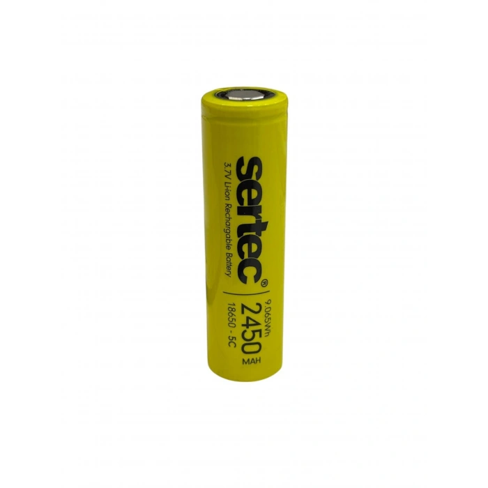 Sertec 18650 3.7V 2450 Mah 5C Li-Ion Şarjlı Pil