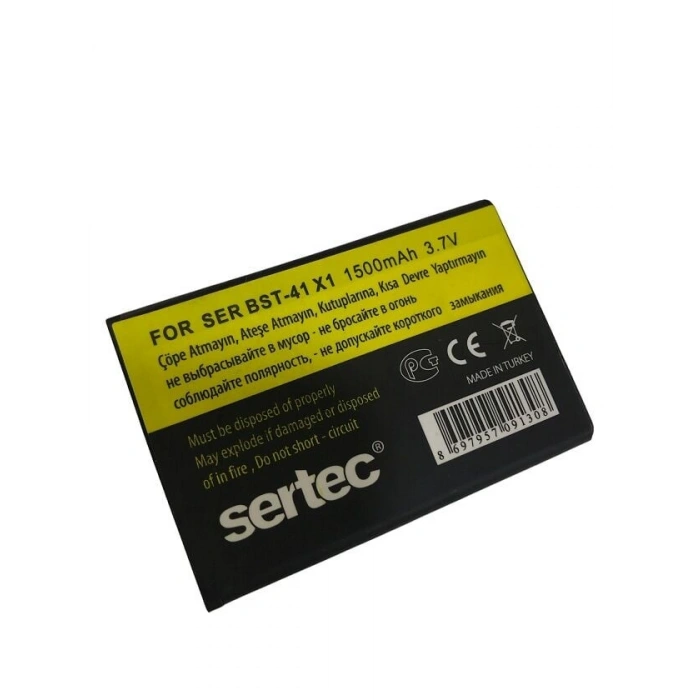 SERTEC - SONY / ERİCSON  SR-BST-41 / X1 Uyumlu Batarya