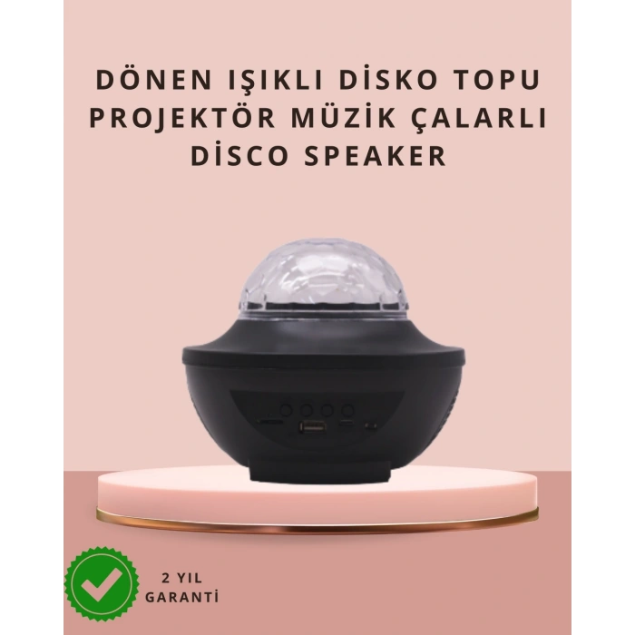 Sesle Aktive Olabilen Uzaktan Kumandalı Ayarlanabilir Galaxy Gece Lambası