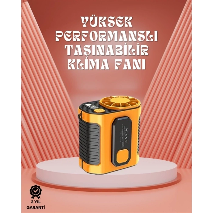 Sessiz Turbo Fan – Kamp, Spor, Ofis İçin Taşınabilir Mini Soğutucu