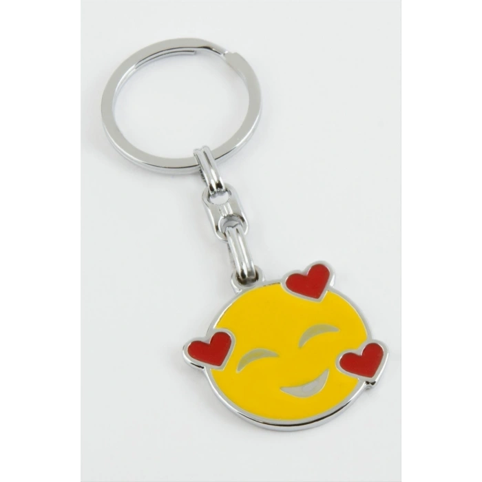Sevimli Emoji Metal Anahtarlık