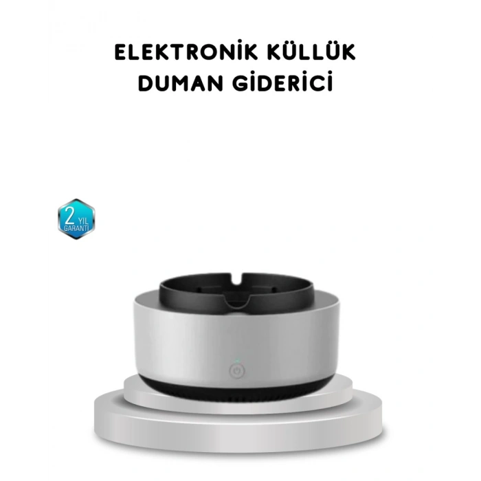 Sigara Dumanı Ve Koku Giderici Hava Temizleyici Küllük – 2 Katmanlı Filtreli