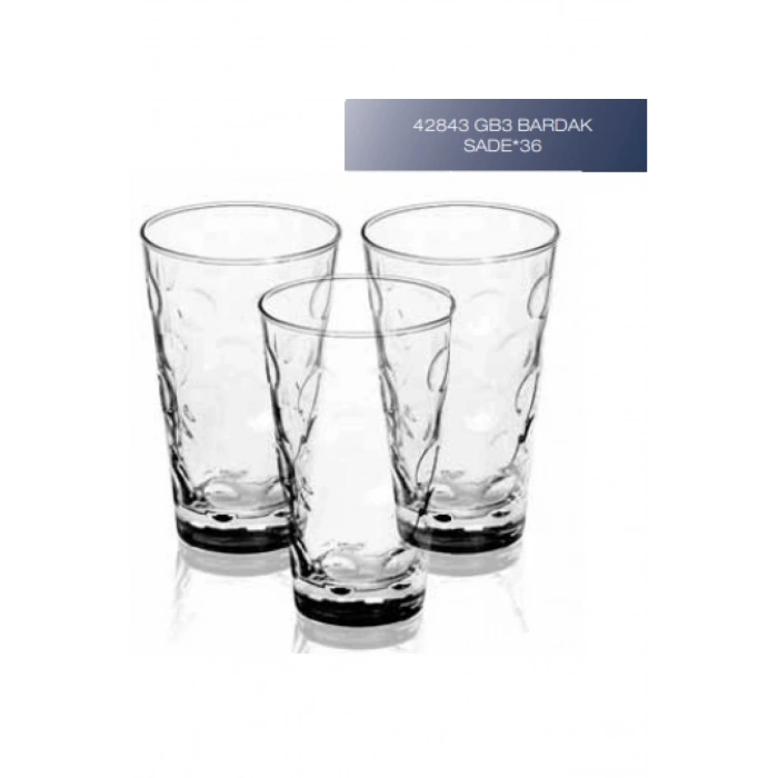 Sigma Bardak 42843 3lü Sade -SGM09078 42843