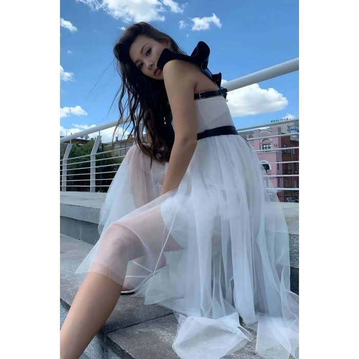 Şık Deri Seksi Göğüs Deri Harness - Brf996