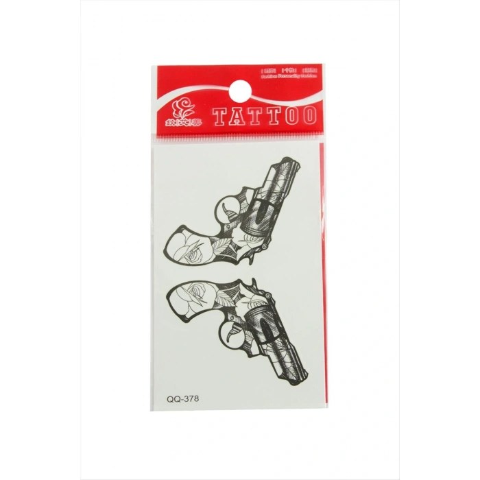 Silah Tattoo Dövme Sticker