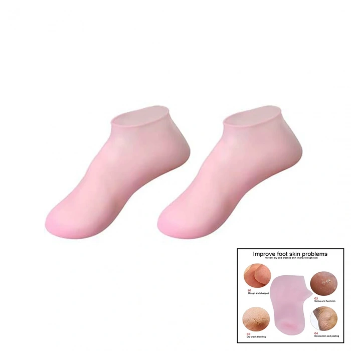 SİLİKON ÇORAP  NEMLENDİREREK DOĞAL SAĞLIKLI GÖRÜNÜM SAĞLAYICI (4887)