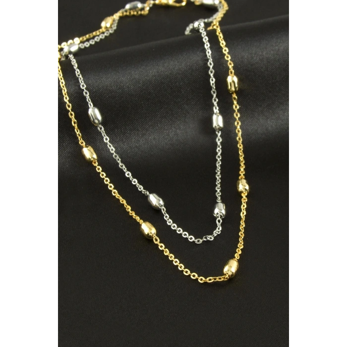 Silindir İkili Kolye