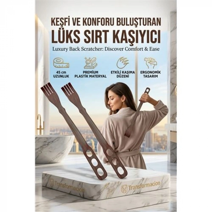 Sırt Kaşıma Aparatı - Plastik Sırt Kaşıyıcı 2 li set 721766