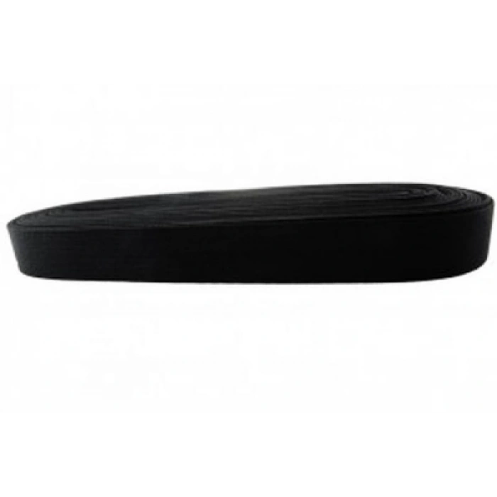 SİYAH - 2CM PAÇA LASTİK YASSI GENİŞ 10MT (4887)