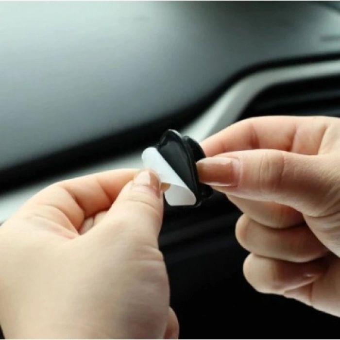 Siyah Çok Amaçlı Yapışkanlı Kanca 10 lu (4887)