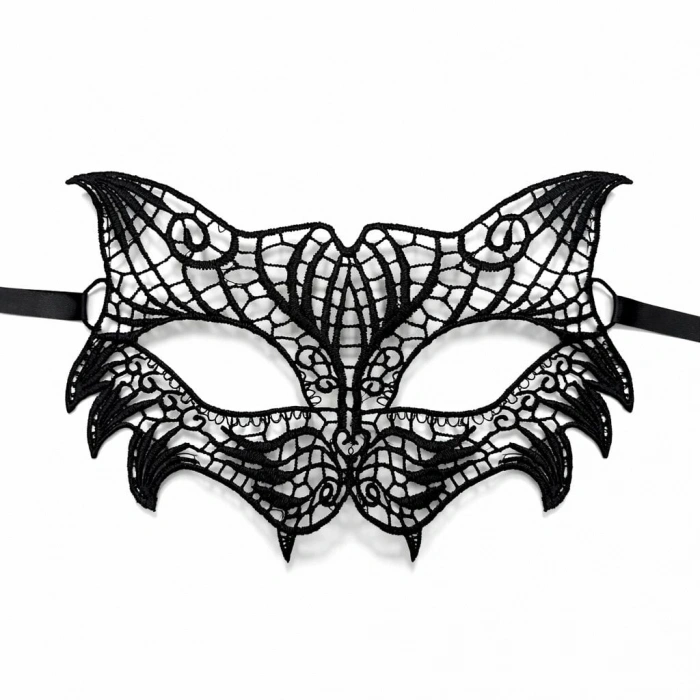 Siyah Dantel Venedik Maskesi Kadın – Zarif Parti & Balo Maskesi 3 No