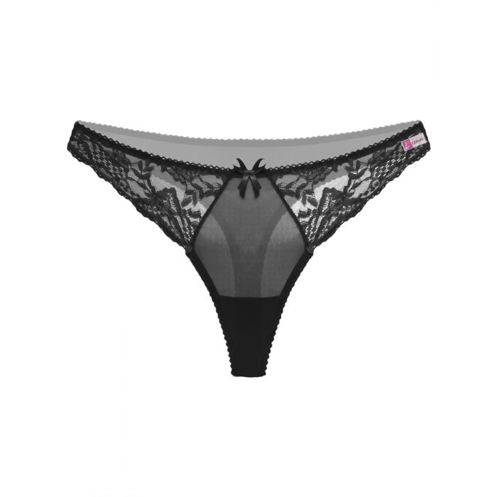  Siyah Dantelli Fantazi G String Külot