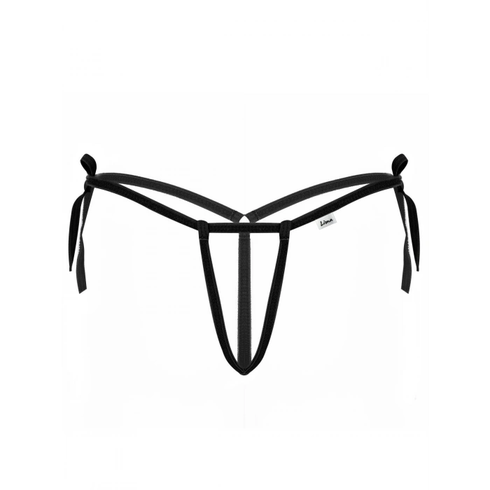 Siyah İpli Kadın Büyük Beden Fantezi G String