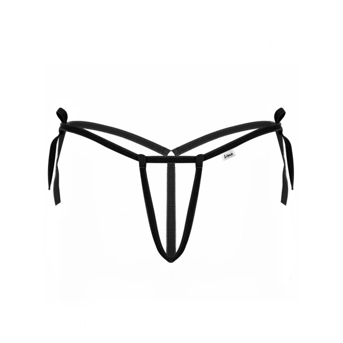  Siyah İpli Kadın Büyük Beden Fantezi G String